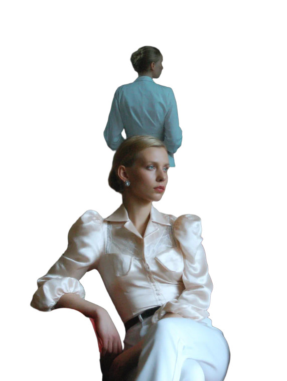 1930S Blonde Portrait Vinyl Car Decal Sticker – Waterproof & UV-Resistant 8.213333333333333"