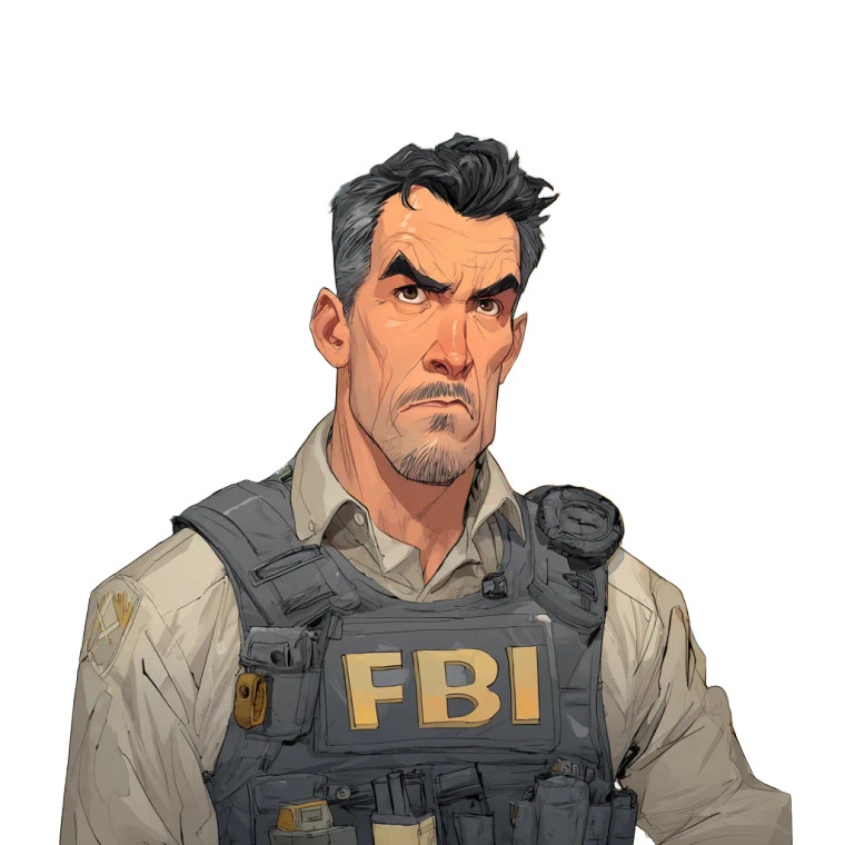 Fbi Agent Mythos Vinyl Car Decal Sticker – Waterproof & UV-Resistant 3.4133333333333336"
