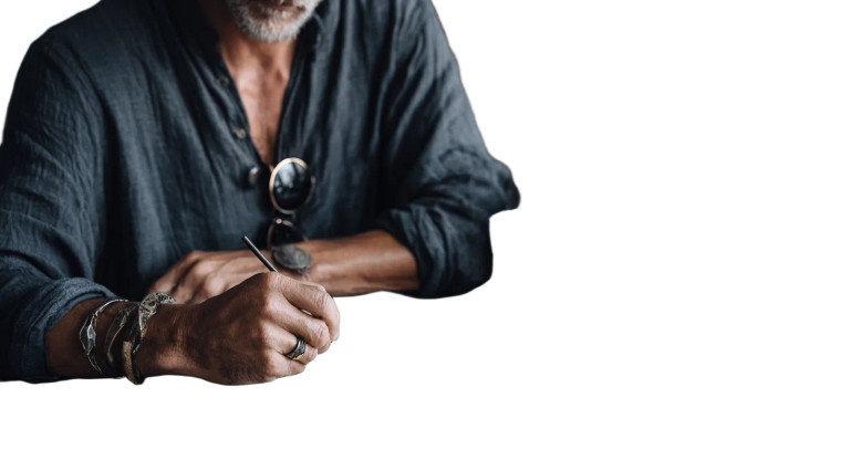 Thoughtful Leader Sketching Vinyl Car Decal Sticker – Waterproof & UV-Resistant 2.72"