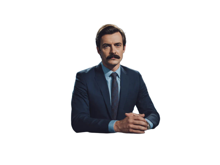 News Presenter V2 Vinyl Car Decal Sticker – Waterproof & UV-Resistant 6.1866666666666665"