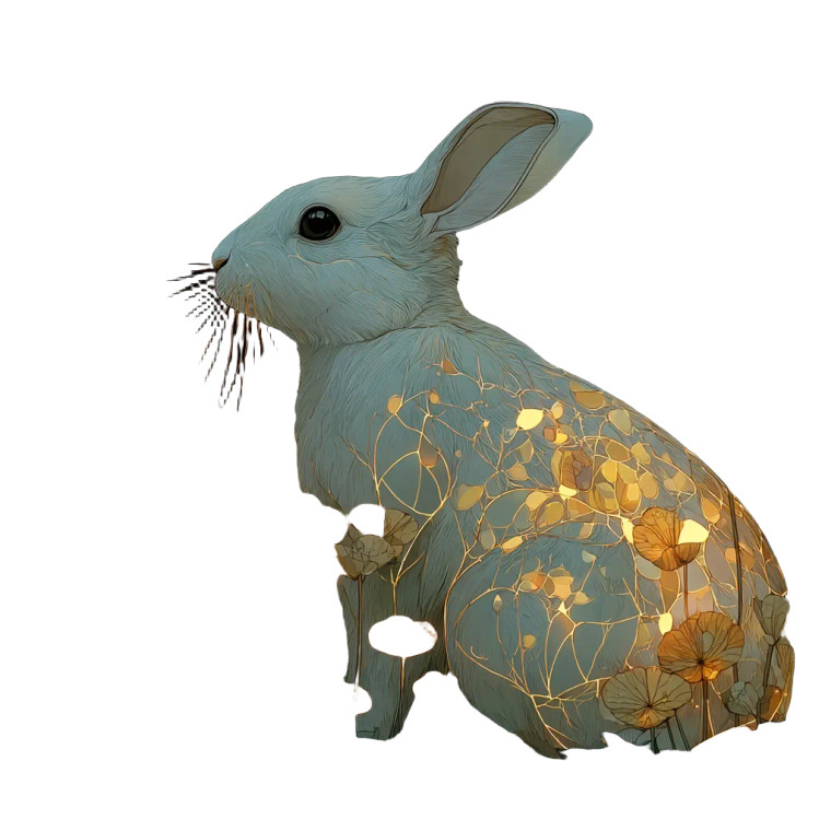 Spirit Rabbit Vinyl Car Decal Sticker – Waterproof & UV-Resistant 3.4133333333333336" Spirit Rabbit Vinyl Car Decal Sticker – Waterproof & UV-Resistant 3.4133333333333336"