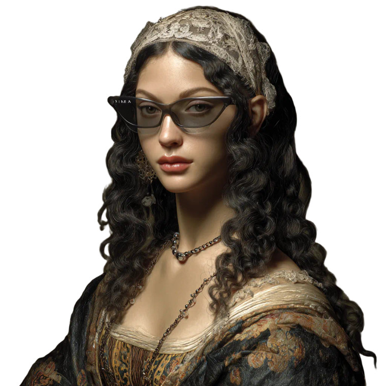 Mona Lisa 2025 Vinyl Car Decal Sticker – Waterproof & UV-Resistant 3.4133333333333336"