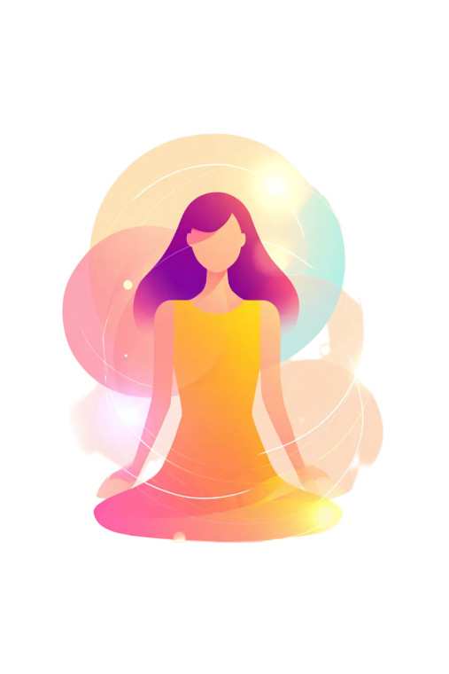 Serene Meditating Figure Vinyl Car Decal Sticker – Waterproof & UV-Resistant 8.96"