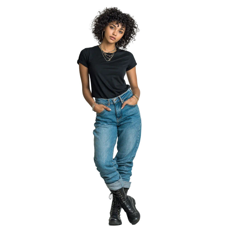 Female Model Pose V7 Vinyl Car Decal Sticker – Waterproof & UV-Resistant 3.4133333333333336"