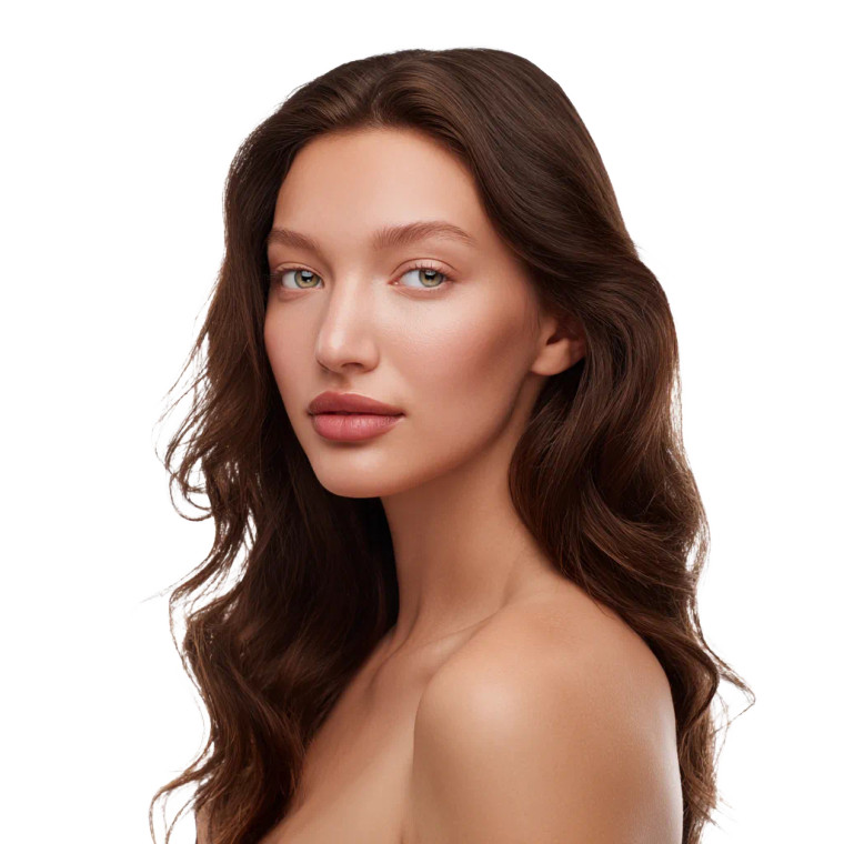 Ethereal Model Portrait Vinyl Car Decal Sticker – Waterproof & UV-Resistant 6.826666666666667"