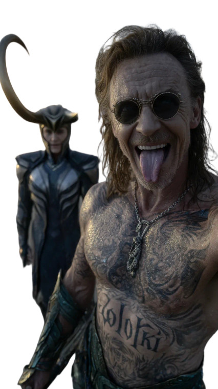 Loki'S Playful Selfie Vinyl Car Decal Sticker – Waterproof & UV-Resistant 9.706666666666667"