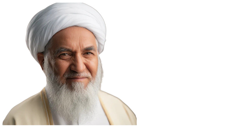 Wise Islamic Scholar Vinyl Car Decal Sticker – Waterproof & UV-Resistant 2.72"