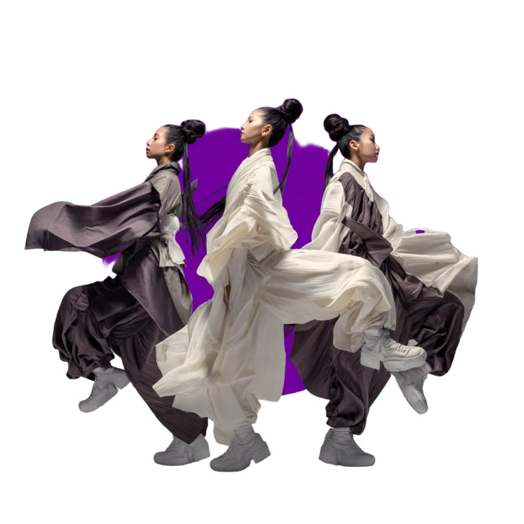 Japanese Models Pose Vinyl Car Decal Sticker – Waterproof & UV-Resistant 3.4133333333333336"