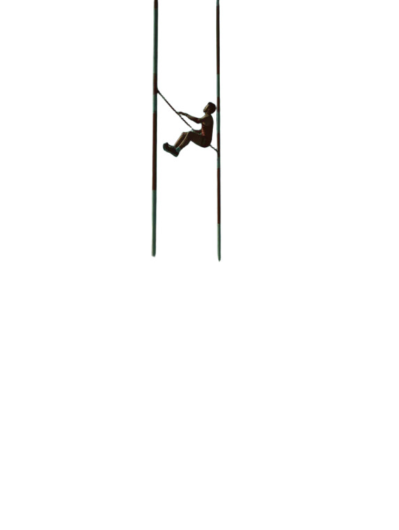 Dramatic Pole Vaulting Vinyl Car Decal Sticker – Waterproof & UV-Resistant 8.213333333333333"