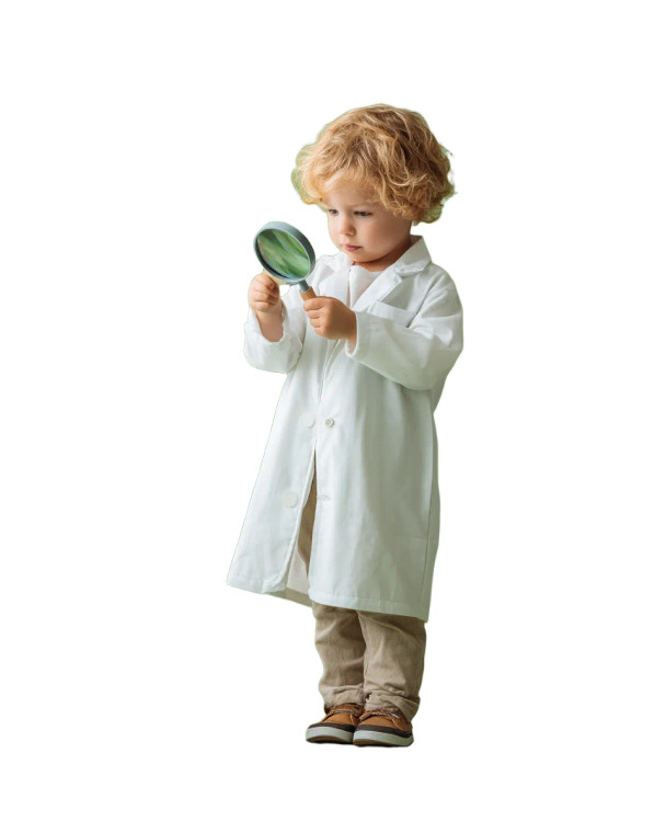 Young Scientist Exploring Vinyl Car Decal Sticker – Waterproof & UV-Resistant 4.0"