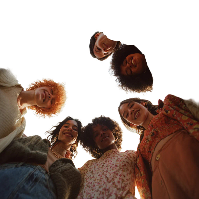 Joyful Unity Circle Vinyl Car Decal Sticker – Waterproof & UV-Resistant 6.826666666666667"