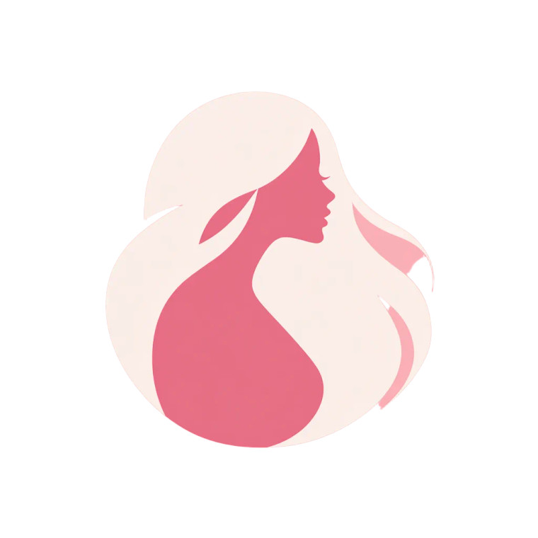 Pink Woman Logo Vinyl Car Decal Sticker – Waterproof & UV-Resistant 3.4133333333333336"