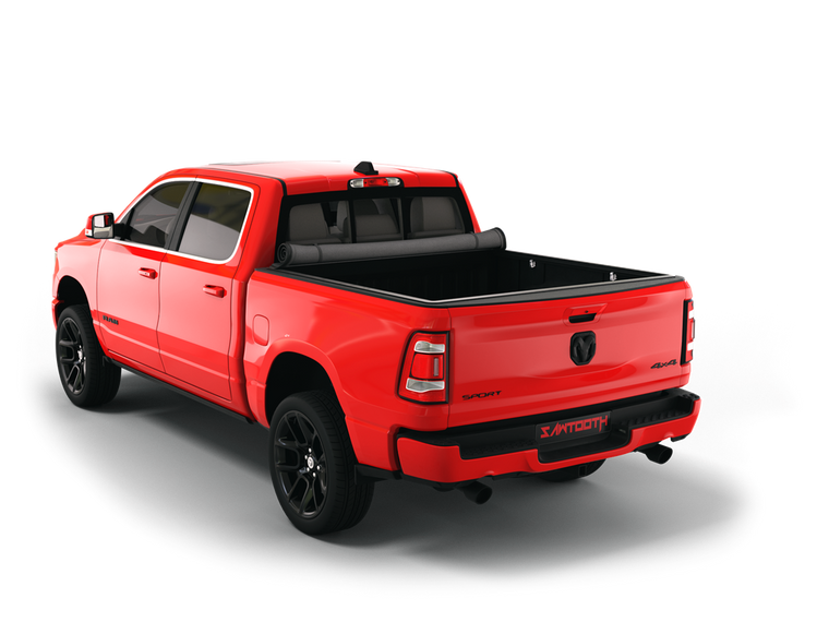 World's Most Versatile Expandable Tonneau Cover | 2020-2023 Ram 1500 | STRETCH Soft Roll-Up, Matte Black