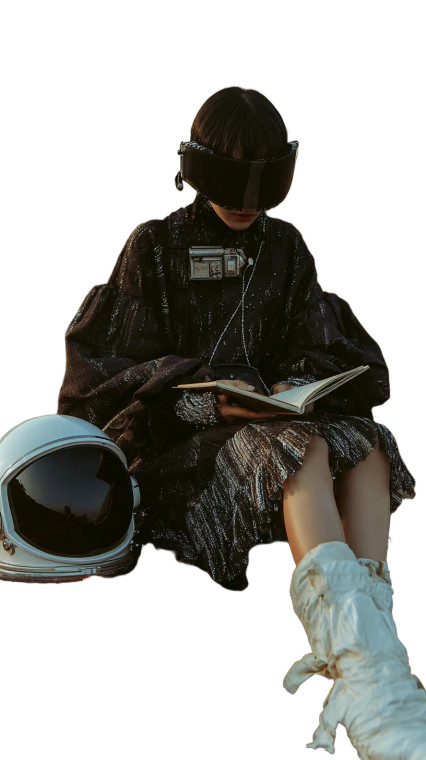 Reading With Helmet Vinyl Car Decal Sticker – Waterproof & UV-Resistant 4.8533333333333335"