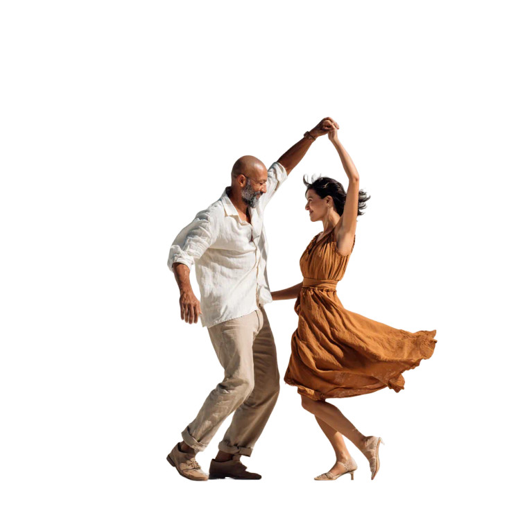 Dancing Couple Love Vinyl Car Decal Sticker – Waterproof & UV-Resistant 6.826666666666667"