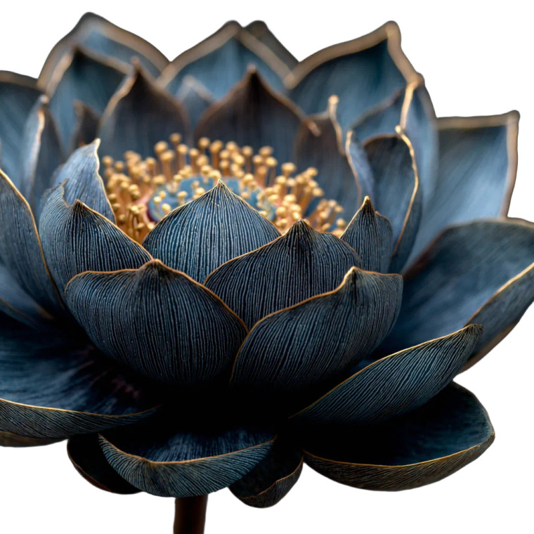 Black Lotus Vinyl Car Decal Sticker – Waterproof & UV-Resistant 3.4133333333333336"