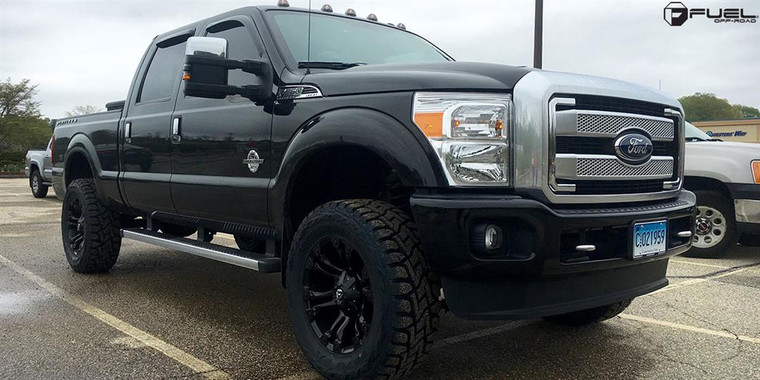 Fuel Off Road Vapor D560 Wheel | Matte Black - 18x9 - Ford F-250, F-350 Super Duty - 1PC Cast Aluminum