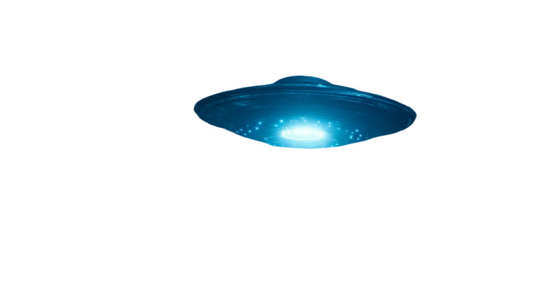 Small Ufo Flying Vinyl Car Decal Sticker – Waterproof & UV-Resistant 2.72"