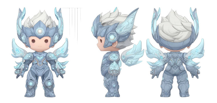 Chibi Thunder God Vinyl Car Decal Sticker – Waterproof & UV-Resistant 2.506666666666667"