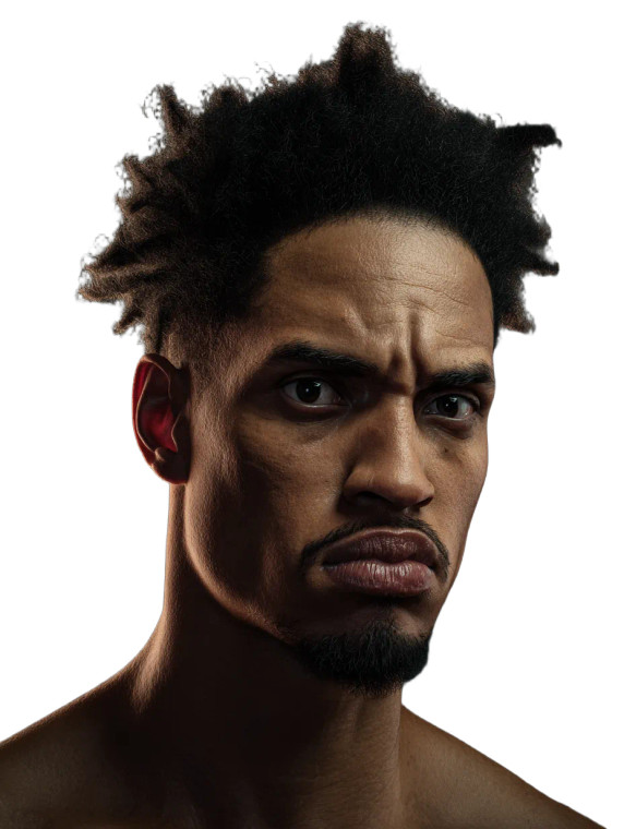 Handsome Black Man V5 Vinyl Car Decal Sticker – Waterproof & UV-Resistant 8.213333333333333"