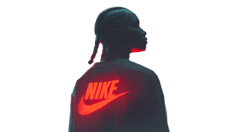 Glowing Nike Silhouette Vinyl Car Decal Sticker – Waterproof & UV-Resistant 5.4