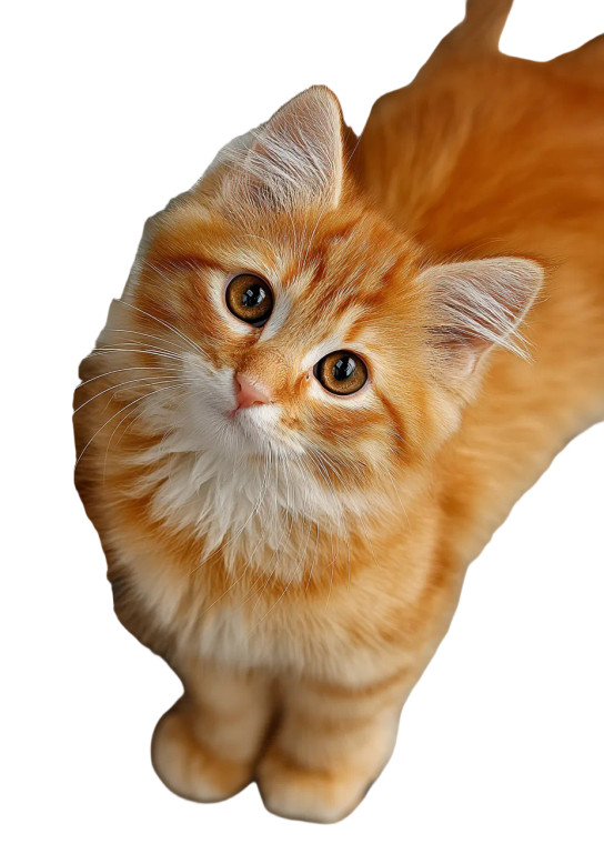 Adorable Kitten V5 Vinyl Car Decal Sticker – Waterproof & UV-Resistant 4.32"