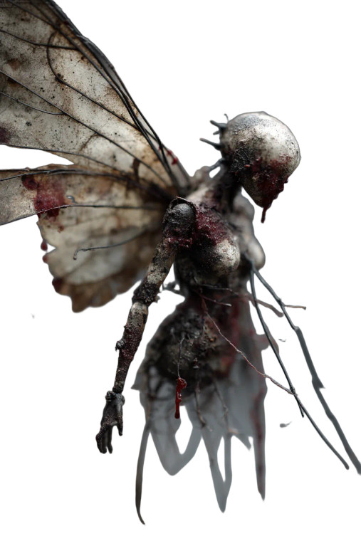 Decayed Angel Vinyl Car Decal Sticker – Waterproof & UV-Resistant 8.96"