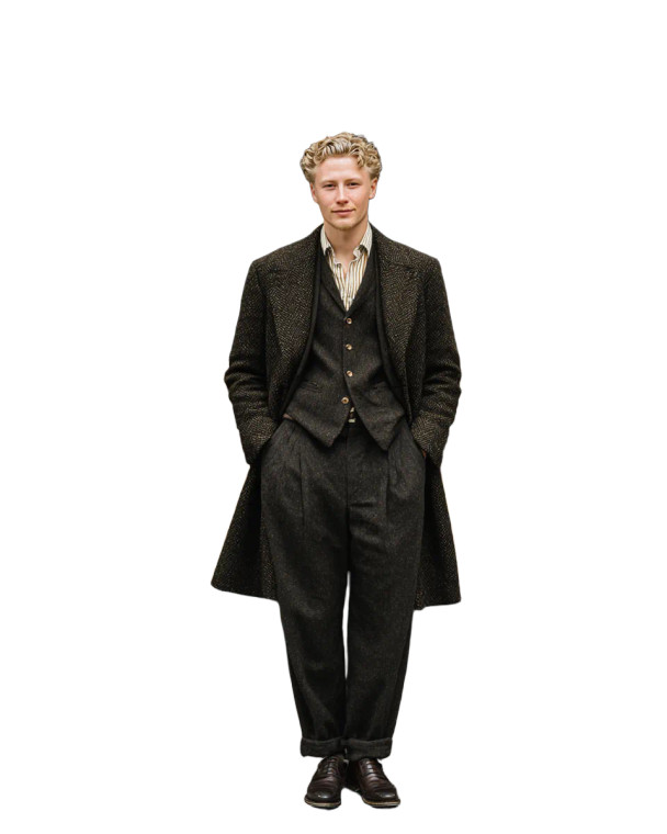 Stylish Blond Man Vinyl Car Decal Sticker – Waterproof & UV-Resistant 4.0"