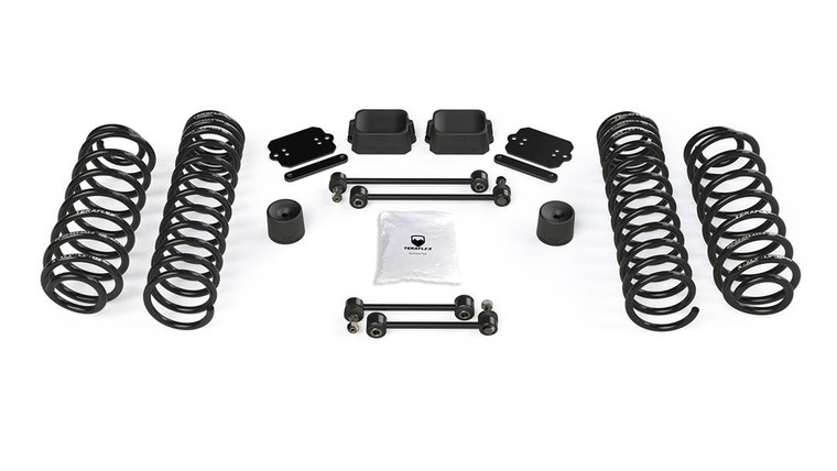 Upgrade Your Jeep Wrangler JL Suspension | Teraflex Lift Kit - 2-1/2 Inch Front & Rear Lift - Black Components