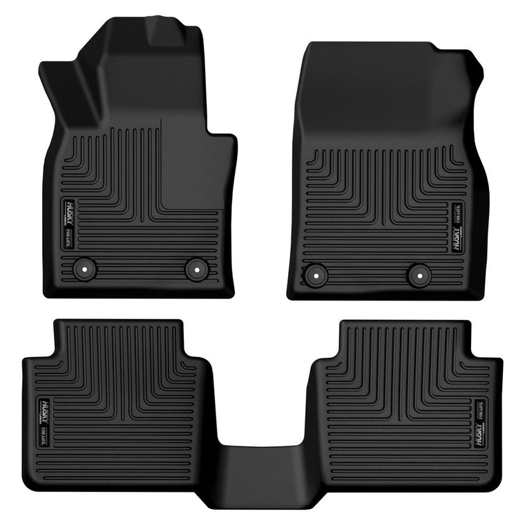 2023 Mazda CX-50 | WeatherBeater Black Floor Liner Set | Molded Fit | Raised Channels | Easy Install