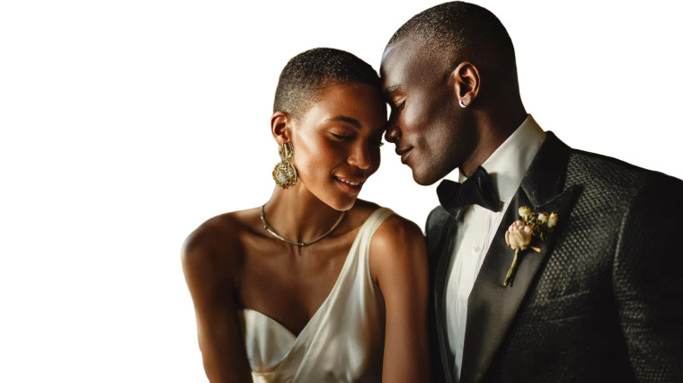 Yoruba Wedding Dance Vinyl Car Decal Sticker – Waterproof & UV-Resistant 5.4