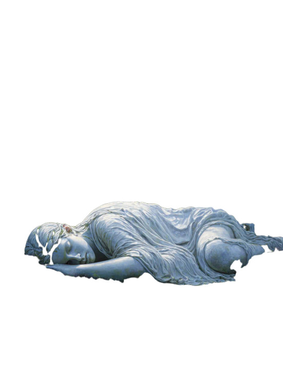 Earth Goddess Mountain Vinyl Car Decal Sticker – Waterproof & UV-Resistant 8.533333333333333"