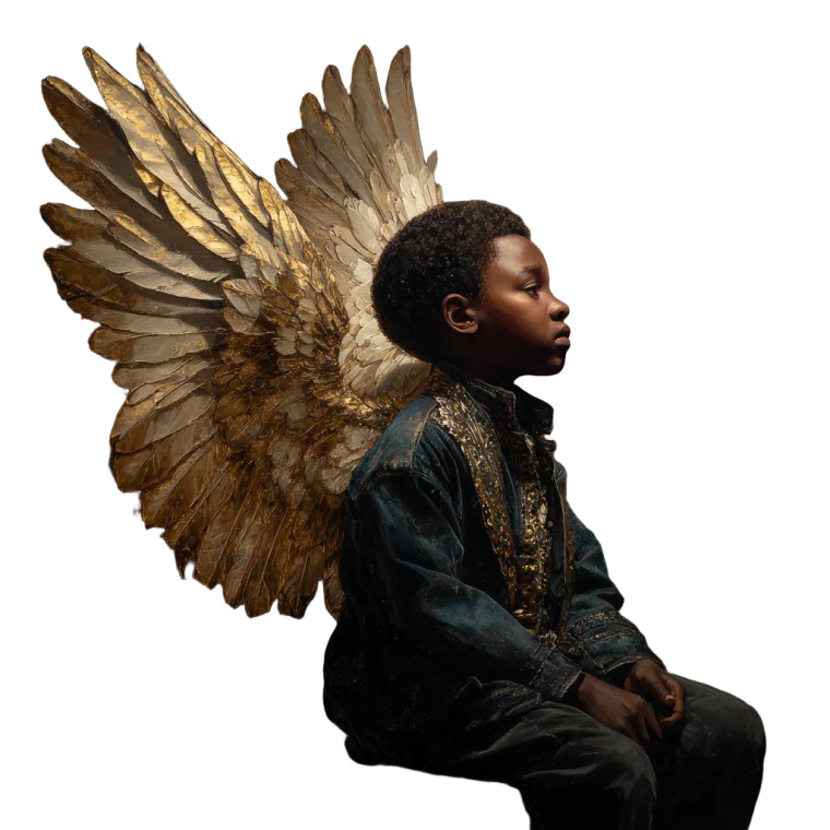 Child Angel V5 Vinyl Car Decal Sticker – Waterproof & UV-Resistant 6.826666666666667"