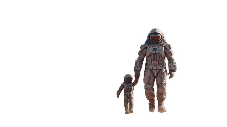 Astronaut On Mars V16 Vinyl Car Decal Sticker – Waterproof & UV-Resistant 5.4