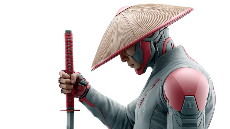 Samurai Robot V3 Vinyl Car Decal Sticker – Waterproof & UV-Resistant 5.4