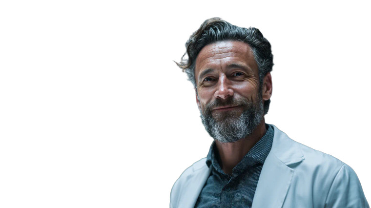 Charismatic Professional Man Vinyl Car Decal Sticker – Waterproof & UV-Resistant 2.72"