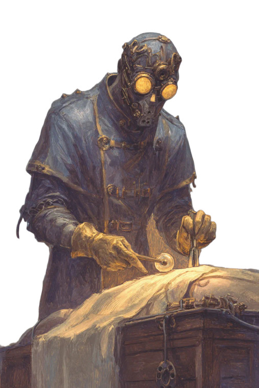 Steampunk Surgeon Vinyl Car Decal Sticker – Waterproof & UV-Resistant 8.96" Steampunk Surgeon Vinyl Car Decal Sticker – Waterproof & UV-Resistant 8.96"