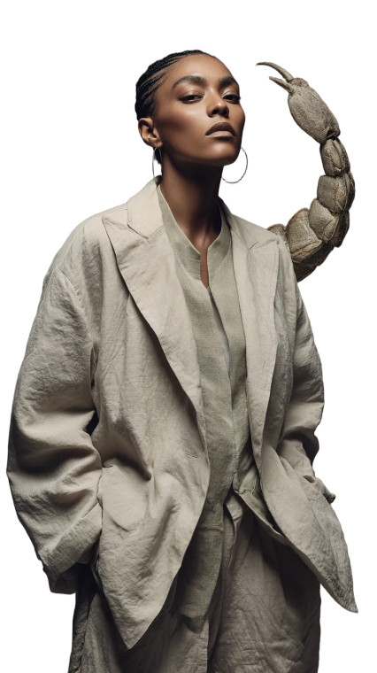 Scorpio Fashion Muse Vinyl Car Decal Sticker – Waterproof & UV-Resistant 9.706666666666667"