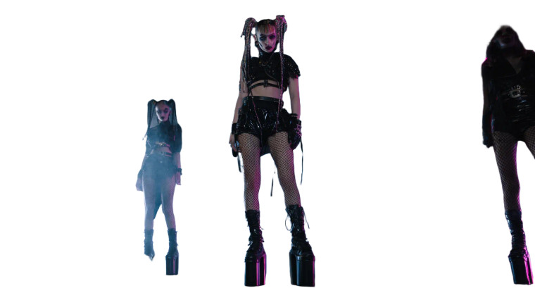 Cybergoth Dancers Vinyl Car Decal Sticker – Waterproof & UV-Resistant 2.72"