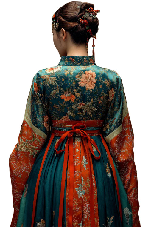 Hanfu Woman V5 Vinyl Car Decal Sticker – Waterproof & UV-Resistant 4.4