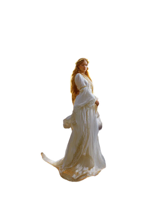 Celestial Woman V6 Vinyl Car Decal Sticker – Waterproof & UV-Resistant 8.213333333333333"