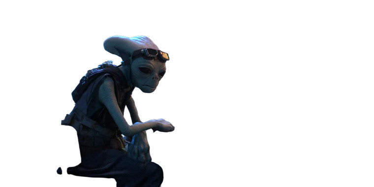 Alien Bounty Hunter V3 Vinyl Car Decal Sticker – Waterproof & UV-Resistant 5.12"