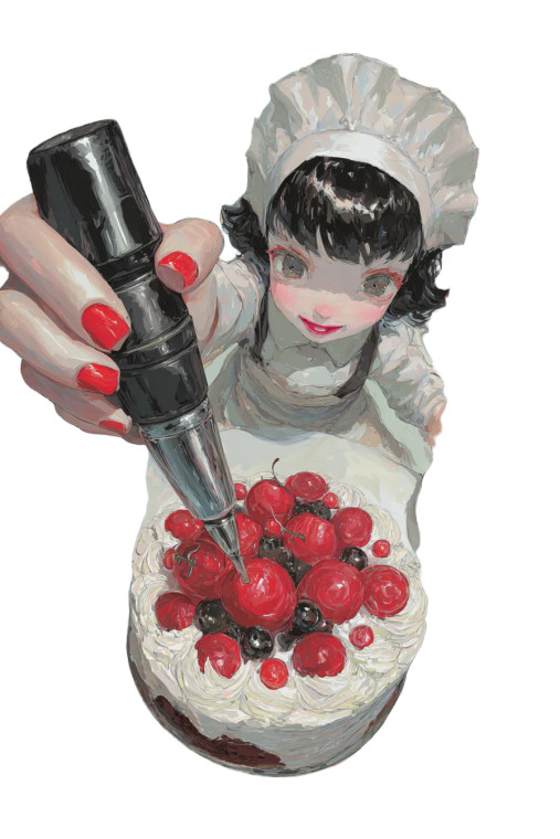 Anime Pastry Chef Vinyl Car Decal Sticker – Waterproof & UV-Resistant 4.4