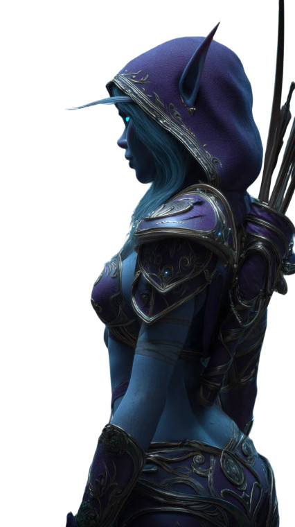 Sylvanas Windrunner V3 Vinyl Car Decal Sticker – Waterproof & UV-Resistant 4.8533333333333335"