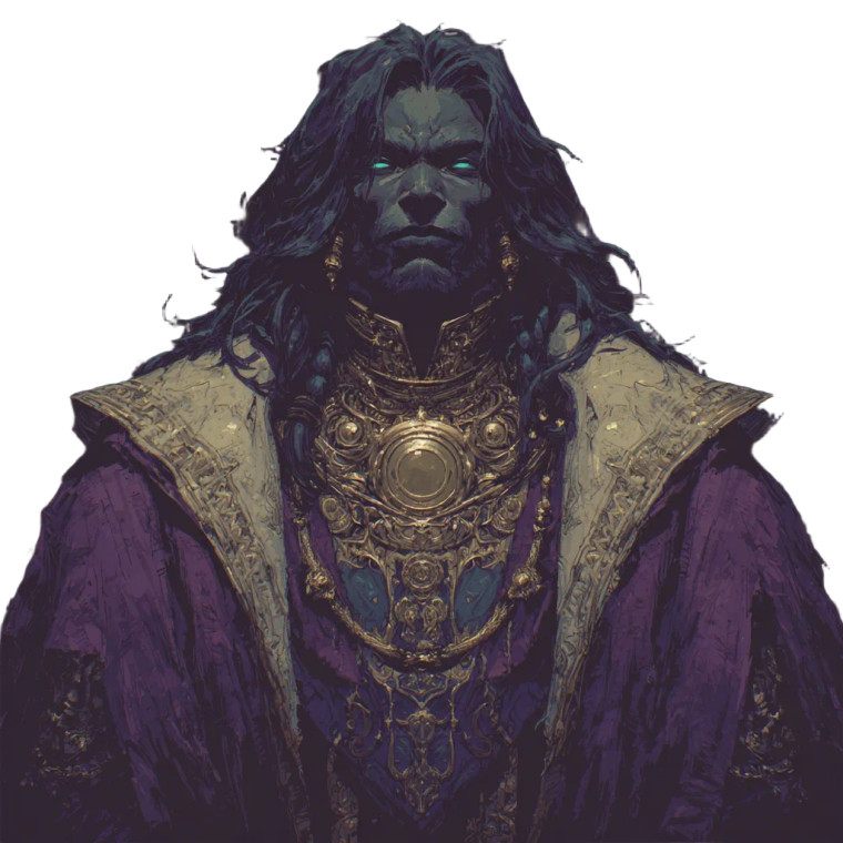 Dwarf King Portrait V2 Vinyl Car Decal Sticker – Waterproof & UV-Resistant 3.4133333333333336"
