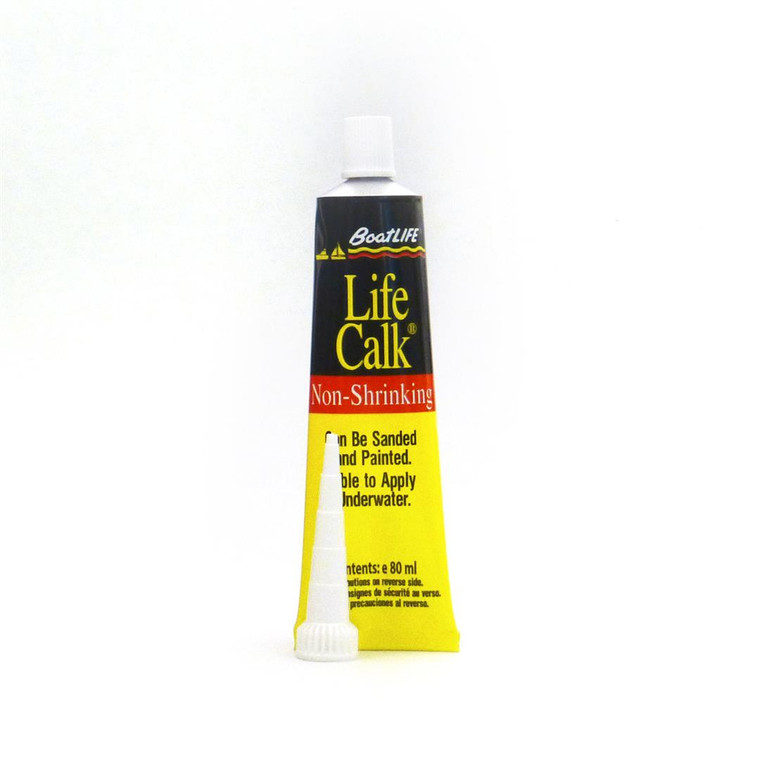 Life-Calk  Polysulfide Caulk | Teak Deck/Hull Hardware/Underwater Seams | Waterproof Adhesion | 2.7oz Tube