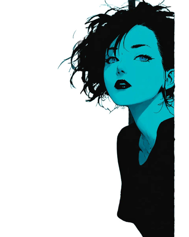 Goth Anime Singer Vinyl Car Decal Sticker – Waterproof & UV-Resistant 8.0"