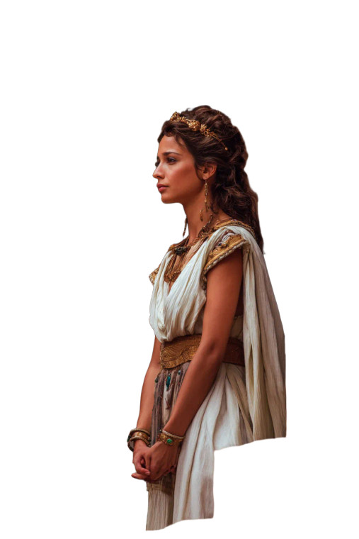 Ancient Greek Woman V3 Vinyl Car Decal Sticker – Waterproof & UV-Resistant 8.96"