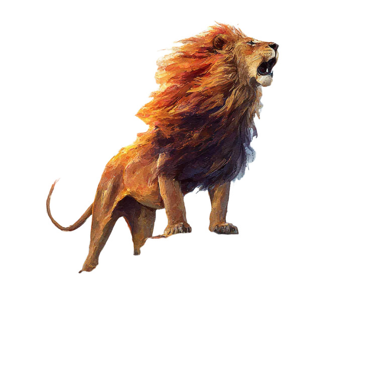 Flame Lion Roaring Vinyl Car Decal Sticker – Waterproof & UV-Resistant 3.4133333333333336"