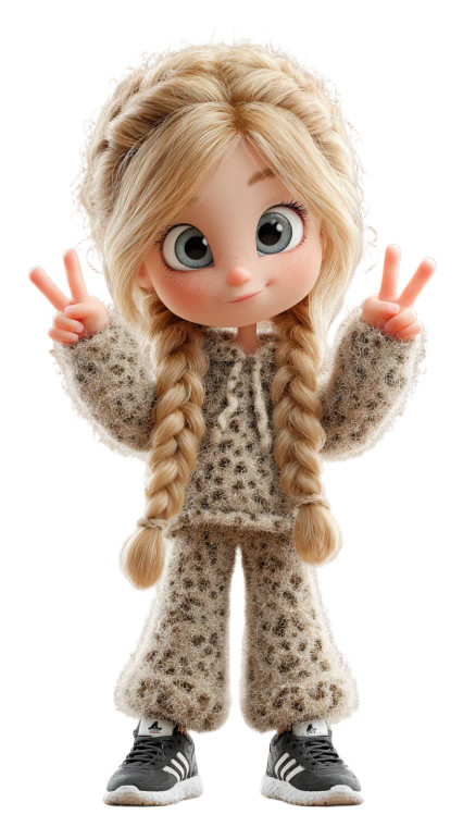 Cute Cartoon Character V13 Vinyl Car Decal Sticker – Waterproof & UV-Resistant 9.706666666666667"